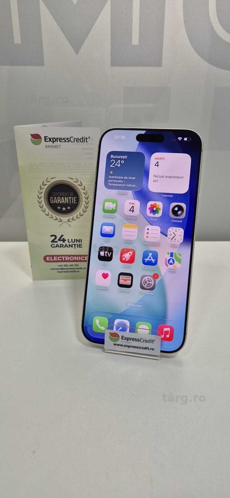(AG46) iPhone 17 Pro Max 256gb B.4917 Garantie 2 ani