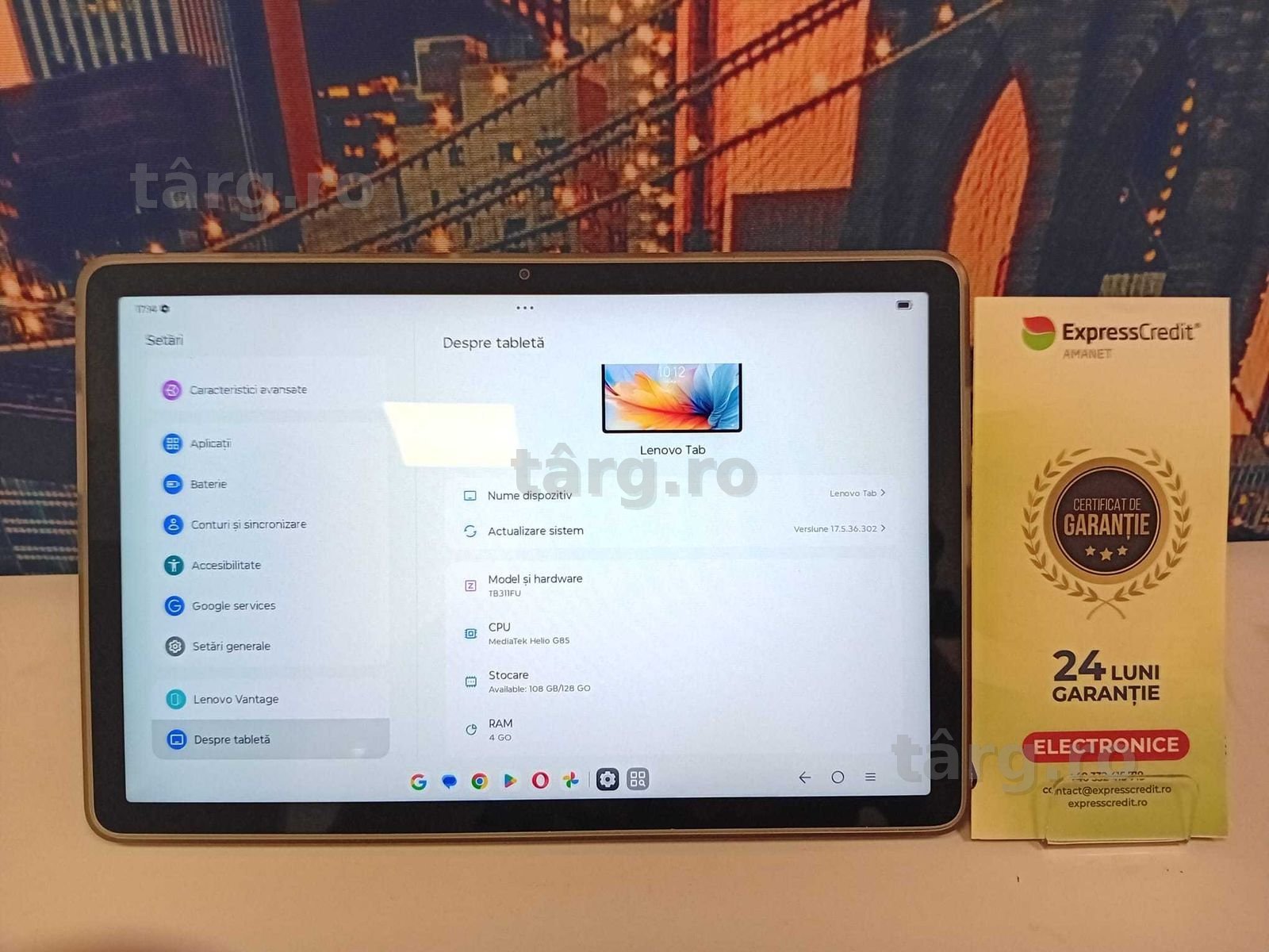 Tableta Lenovo Tab (35658/30 Pacurari 2) Garantie 2 Ani!