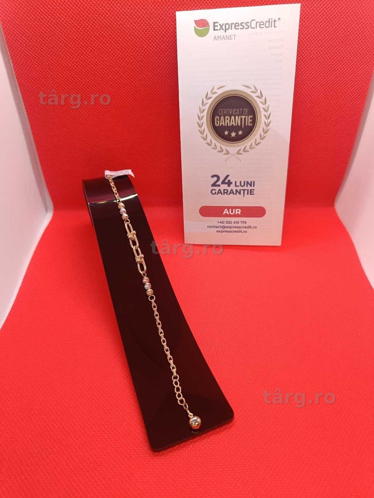 Bratara aur 14K 3.97g (Ag16 Moldova b33000.5) - Garantie 2 ani!