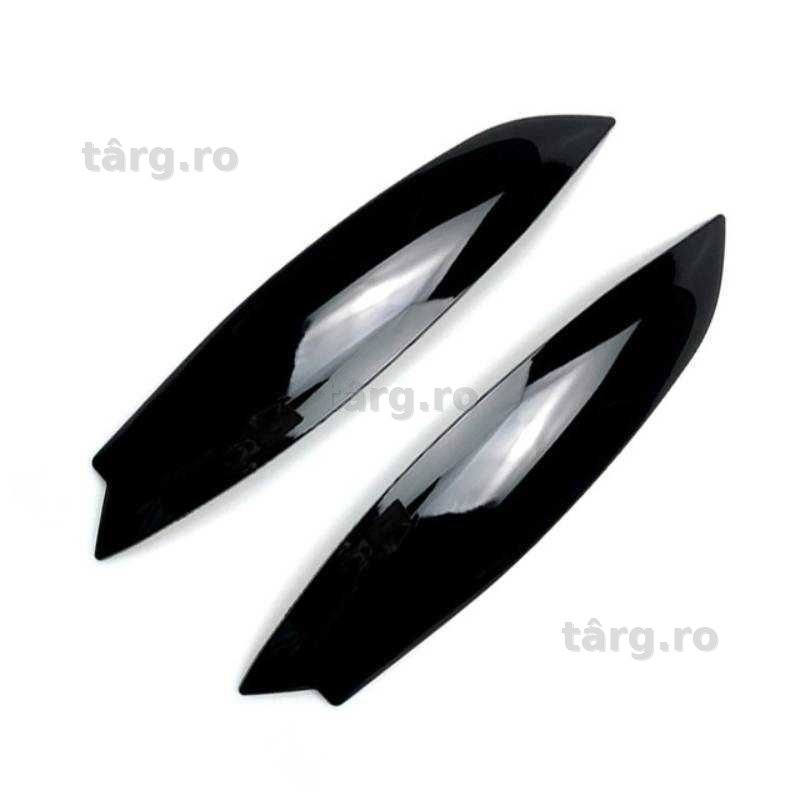 Set Pleoape Faruri Far VW Volkswagen Golf 5 V 2003-2008 Negru Lucios