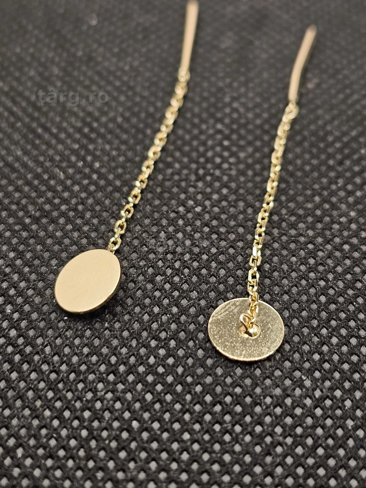 Cercei aur 14K 1.48g (50142.2 AG 11 Piata Nicolina) 2 ani garantie! 3