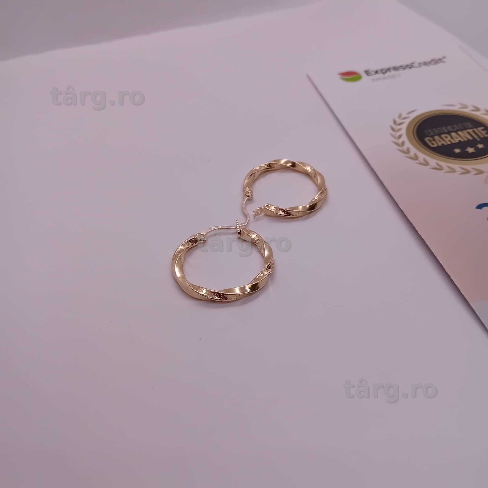 Cercei aur 14K 3.15g (Ag4 Dacia B.51035) Garantie 2 ani 3