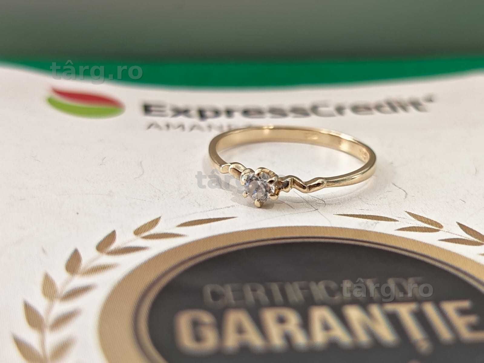 Inel 14K 0.95g (AG44 B.7001) GARANTIE 24 LUNI