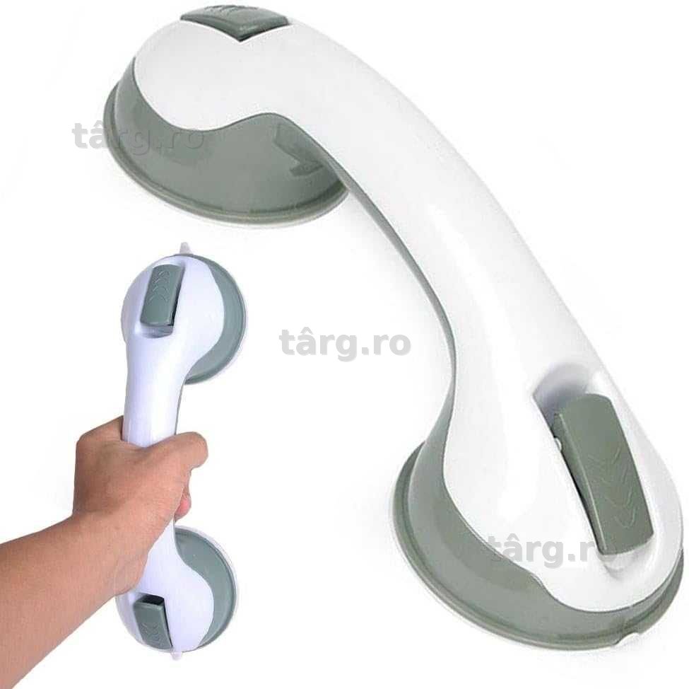 Maner sprijin cu ventuze suport sigur pentru cada si toaleta 30cm