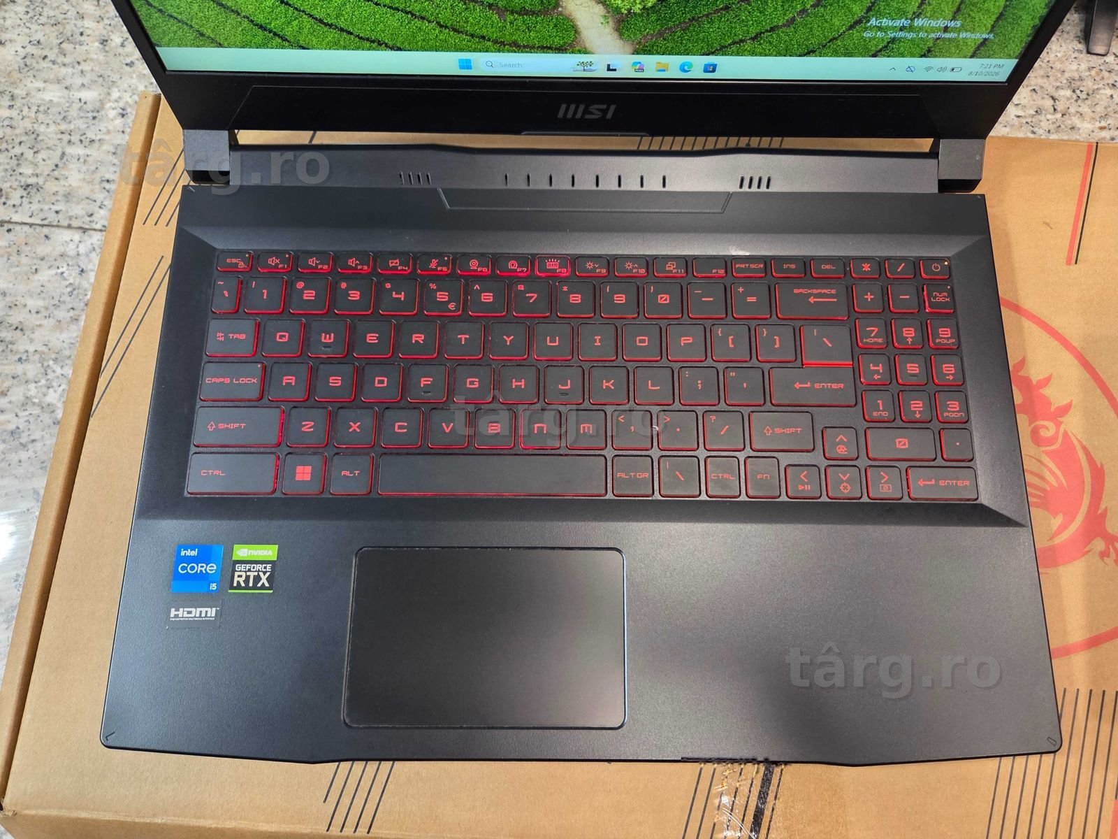 Hope Amanet P10/Laptop Gaming MSI Katana GF66 i5 12th RTX3050 3