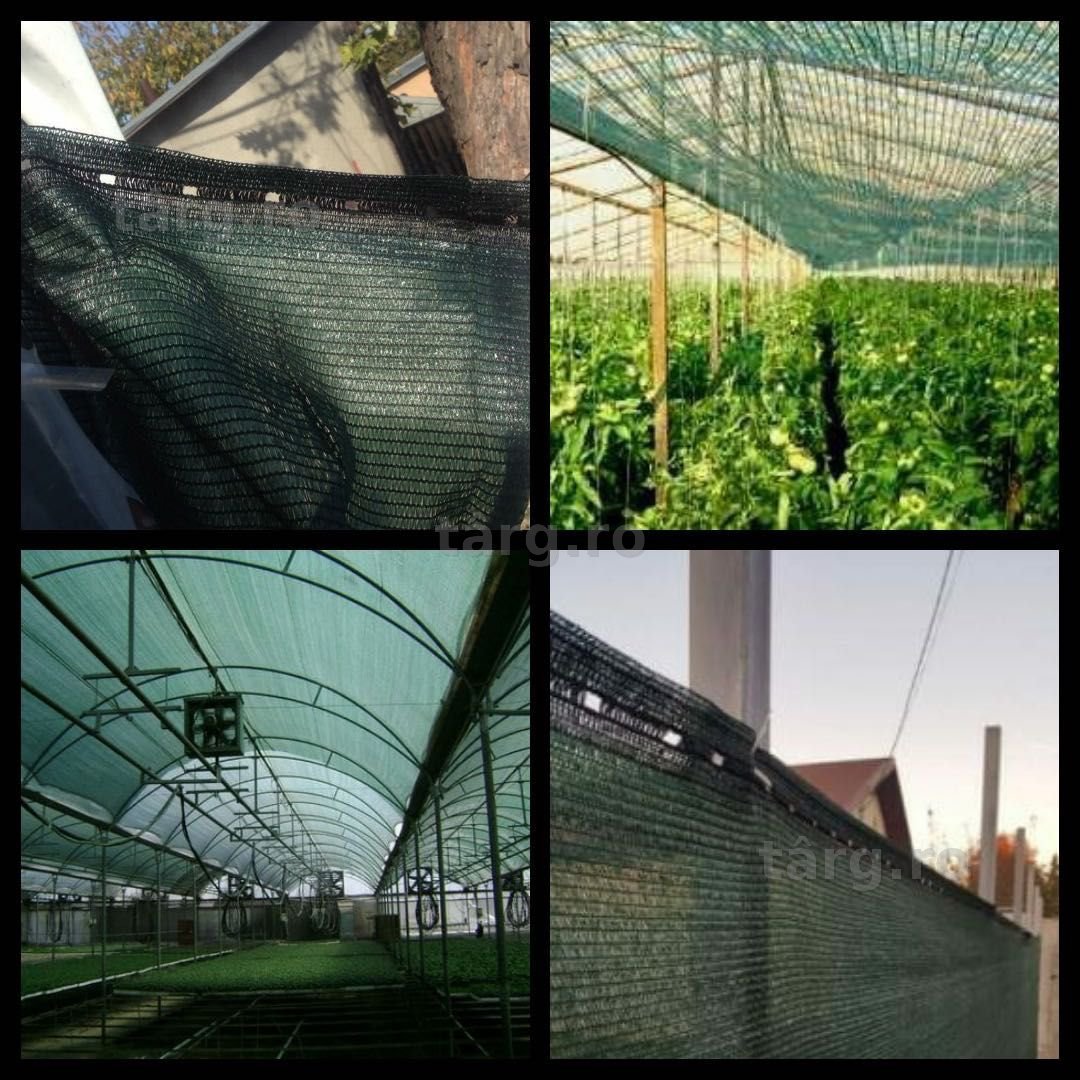 IMPORTATOR: Plasa 50%Umbrire 6x50m=585 lei, Tratata UV, Tiv+Ochiuri