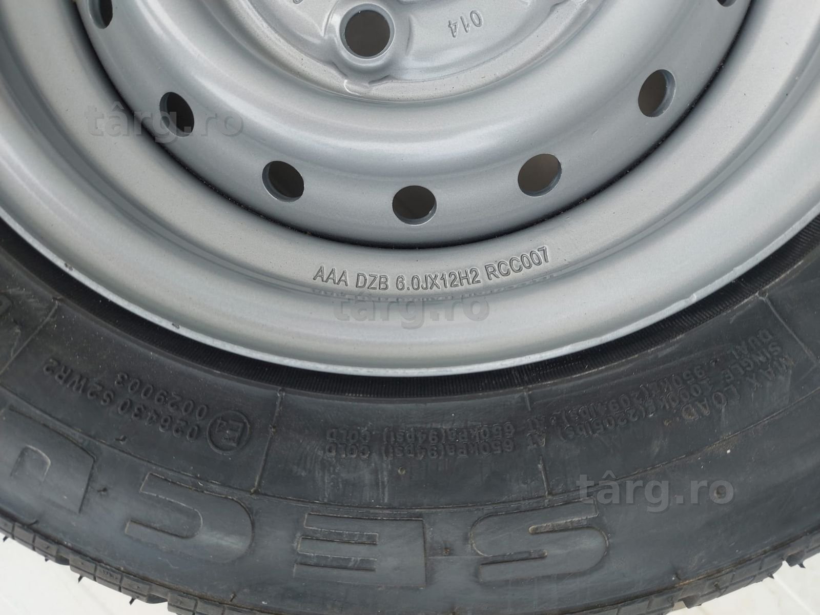 Roata 195/60 R12C, 108N, Anvelopa Security M+S pe Janta 6JX12 3