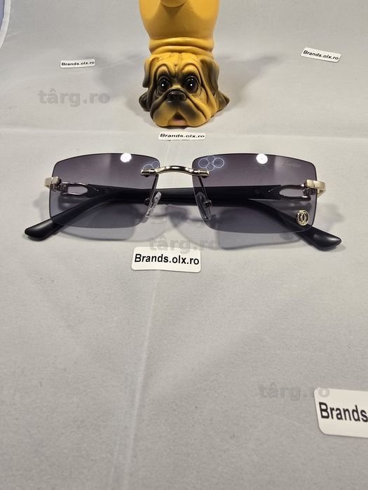 Set Ochelari de soare Cartier Horn, lentila neagra