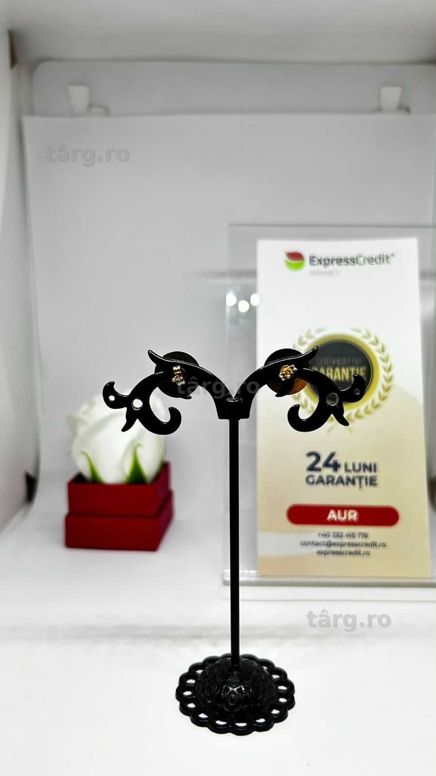 Cercei Aur 14K 2.37g (AG1 Alexandru B54362.54) - Garantie 2 ani! 3