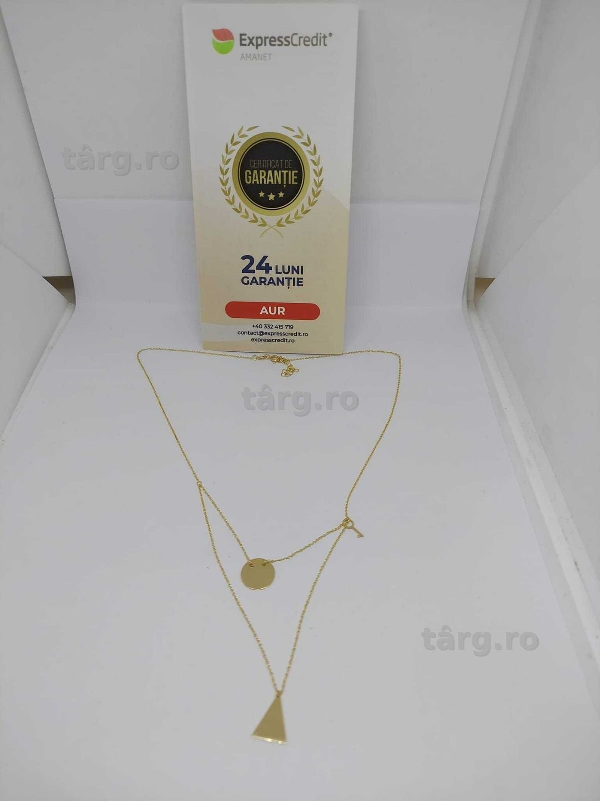 Colier aur 14k 2.76gr [35362.5/30 Pacurari 2] Garantie 2 ani!