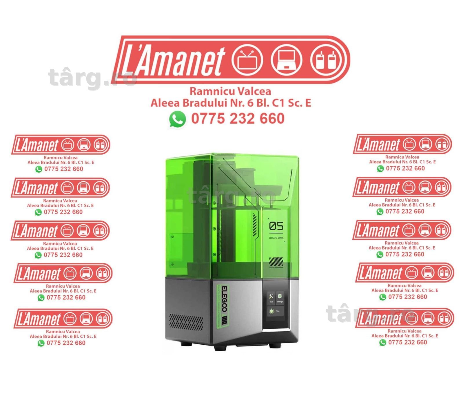 Imprimanta 3D Elegoo Mars 5 Noua Sigilata