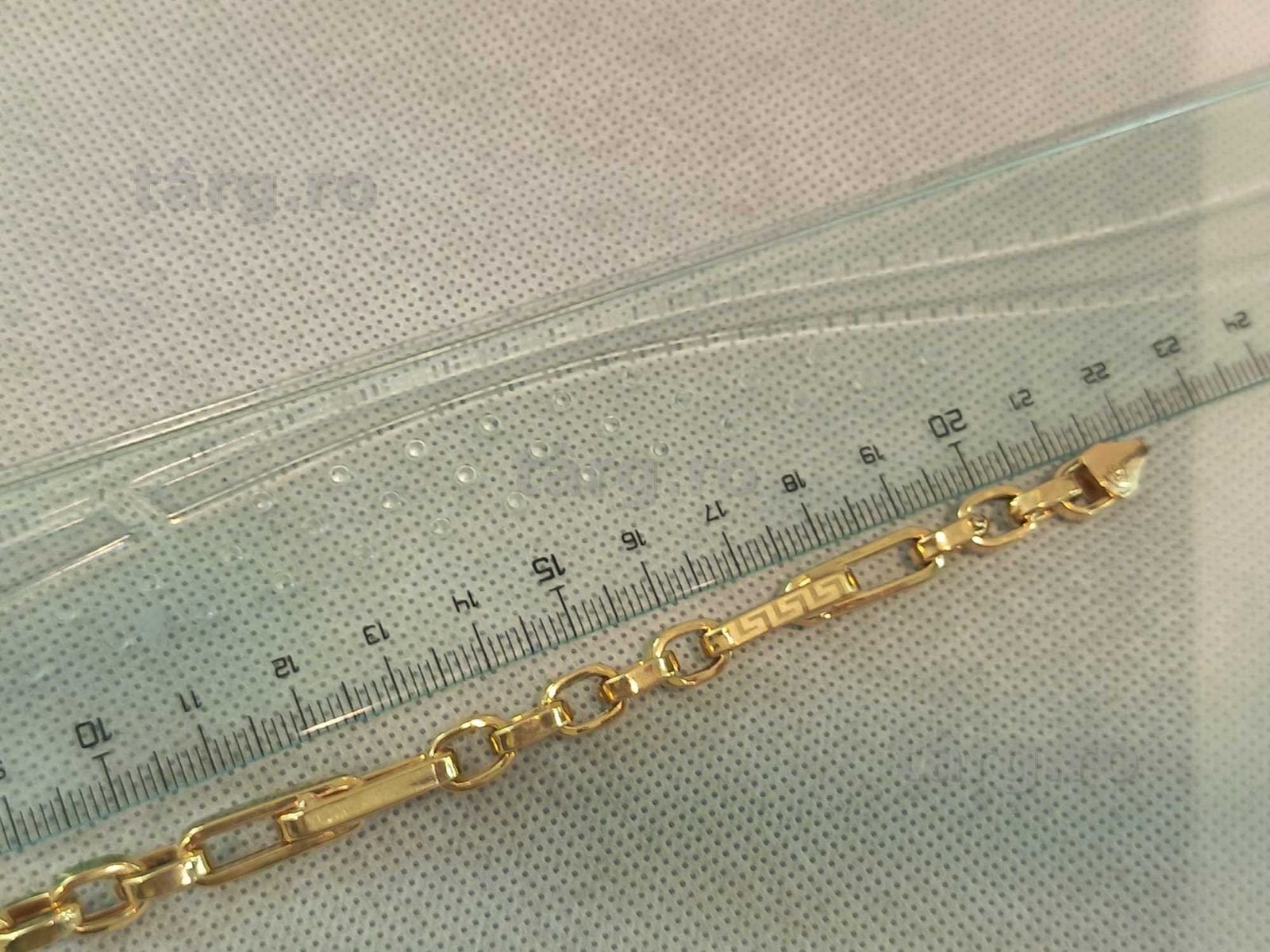 (AG41) Bratara aur, 14K b4156.43 Certificat de garantie 4