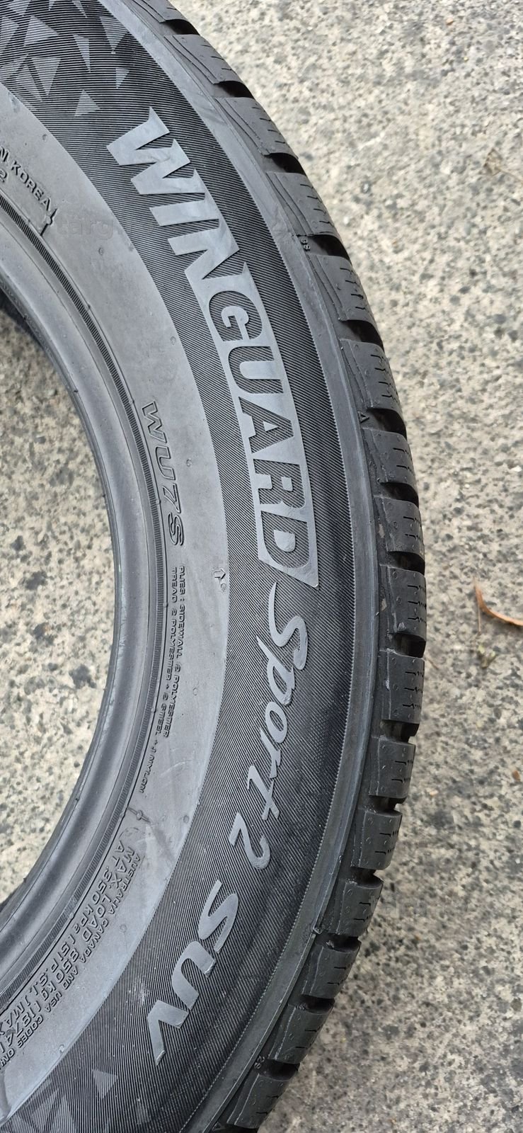 4 anvelope iarna ca noi Nexen 235/60/17.Pretul este pe bucata. 5