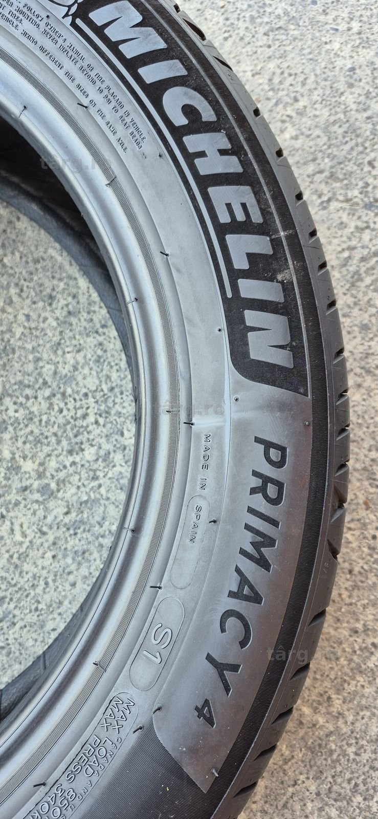 4 anvelope vara 10%uzura Michelin 225/55/18,dot 2021.Pretul este pe bucata. 5