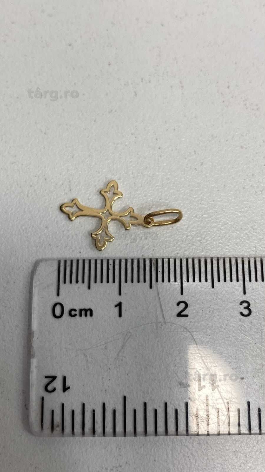 (AG13) Medalion aur 14K 0.33g (b.56238.1) Garantie 2 ani! 2