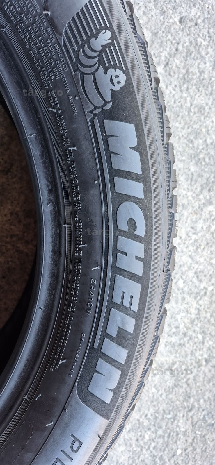 4 anvelope iarna runflat Michelin 245/50/19.Pretul este pe bucata. 3