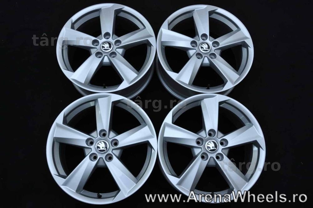 Jante Noi 17 inch Originale Skoda Octavia 2 3 Superb Karoq Yeti R17