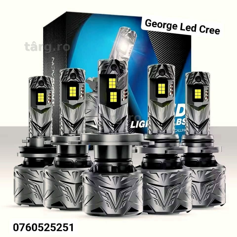 Becuri Led Auto Generatie 2026/ H1,H3,H4,H7,H11,H15,,H16,HB3,HB4,Hir2