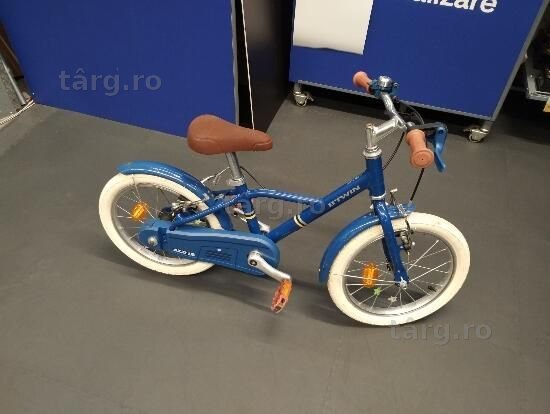 Bicicletă City 900 16'' albastru copii 105 - (SecondHand) Decathlon
