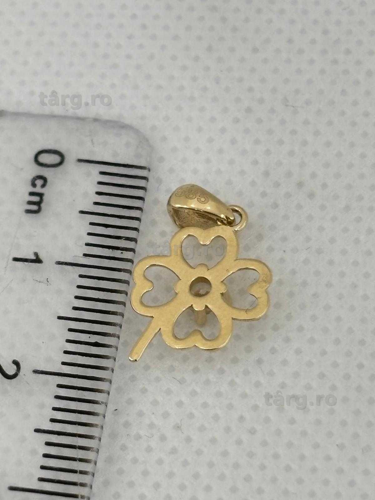Medalion aur 14K 0.68gr (Ag43 Falticeni B3966) - Garantie/Factura! 3