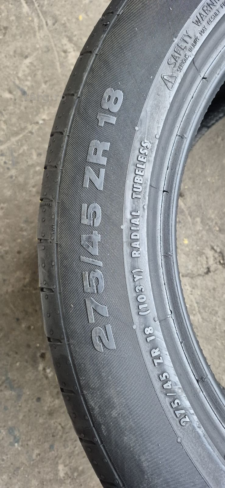 4 anvelope vara Continental,fata 245/50/18,spate 275/45/18.Pret/bucata 7