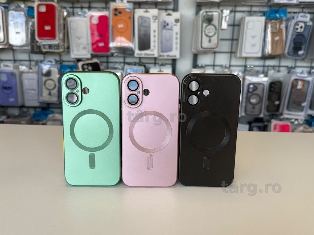 Huse silicon, super slim, MagSafe pentru iPhone 17
