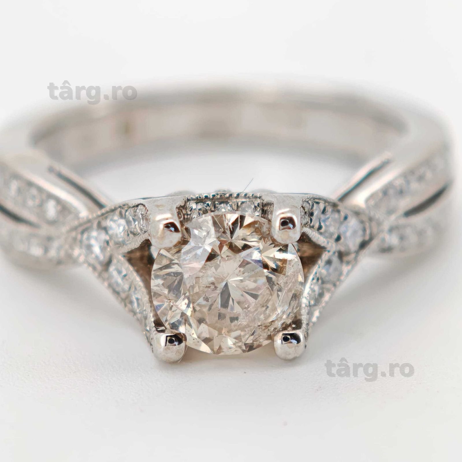 Inel 14k diamante naturale 1,40ct