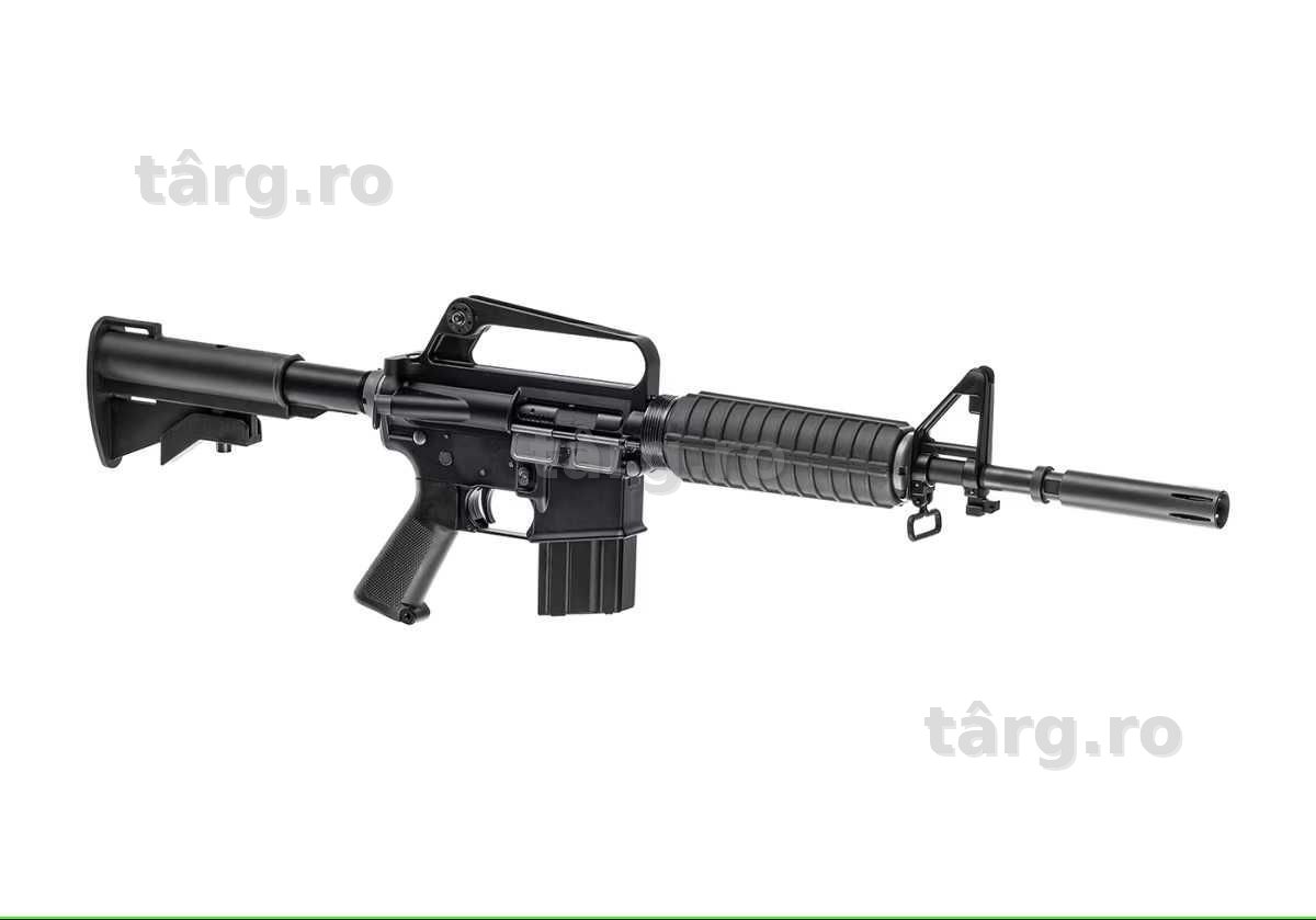PUSCA  M4 blowback Green Gas XM177 GBR airsoft 1.45 Joules
