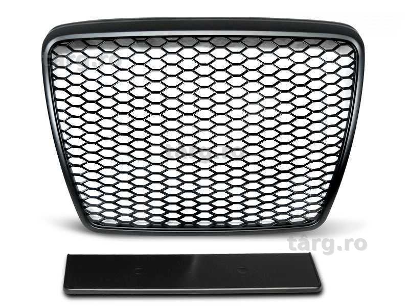 Grila Audi A6 C6 intre 2009- si 2011 negru mat