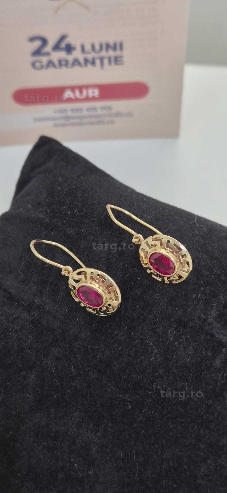 (AG46) Cercei aur 14K B.4736 2