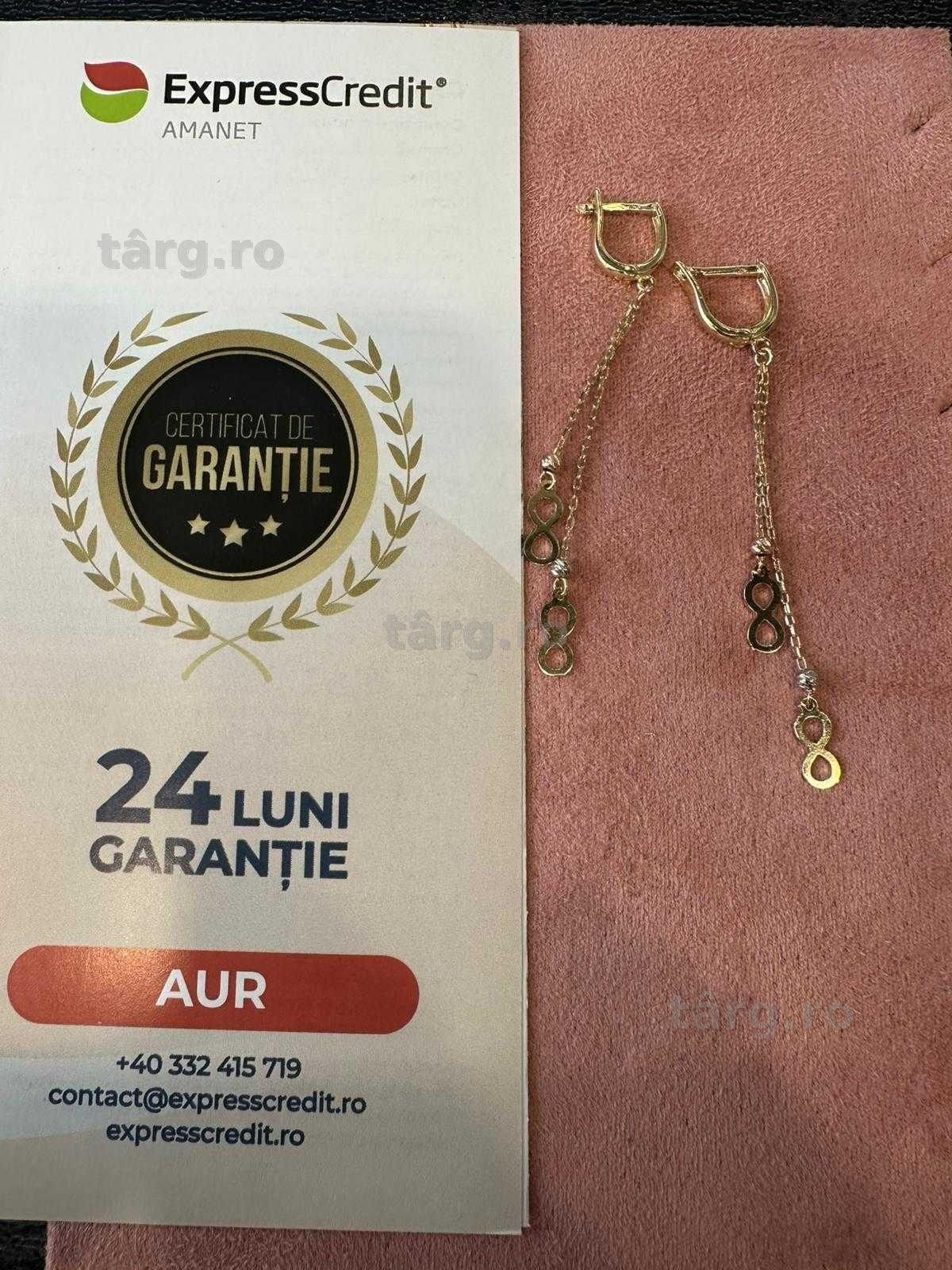 Cercei 14k 2.22g (Iulius Mall)(B.141.3) Garantie 2 anI!