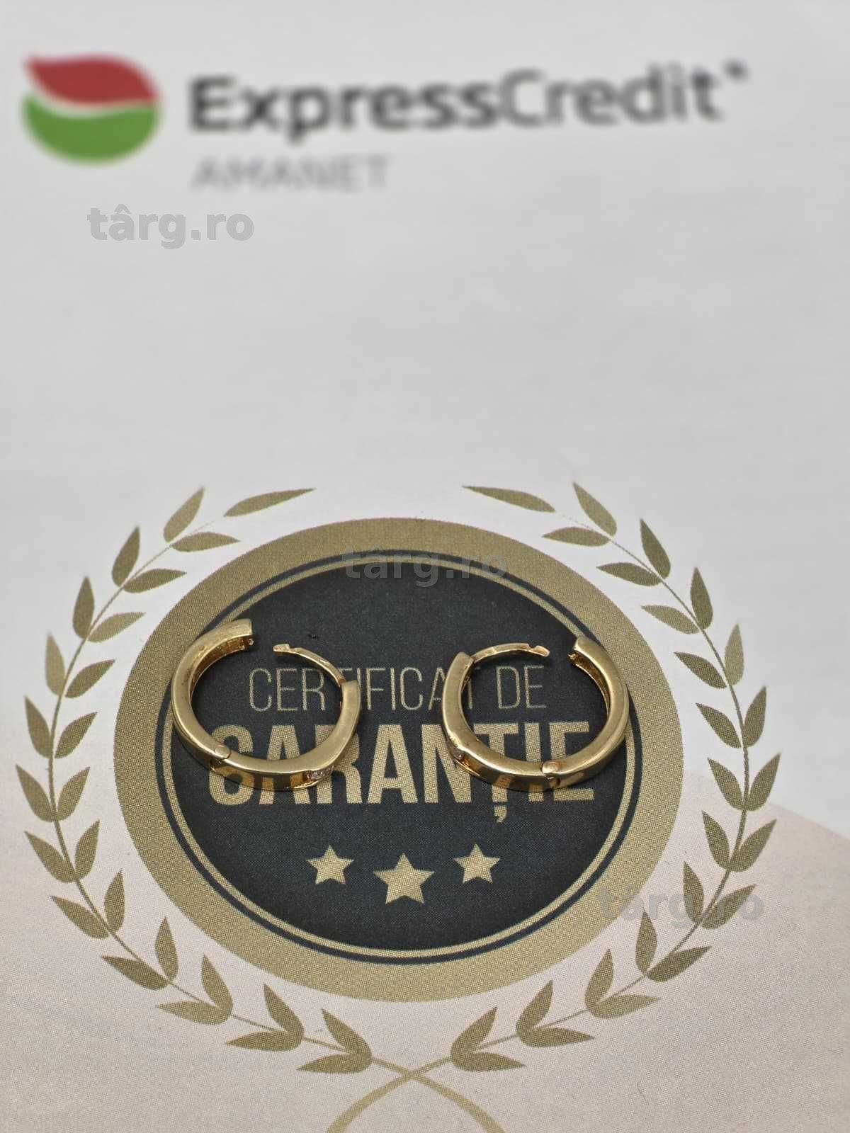Cercei aur 14K 2.53g [32 B4802.1-ag45) 2 ANI GARANTIE! 2