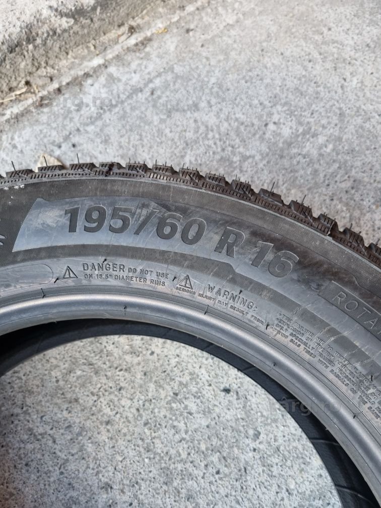 4 anvelope iarna NOI MICHELIN 195/60/16 dot 2019 pret per bucata 6