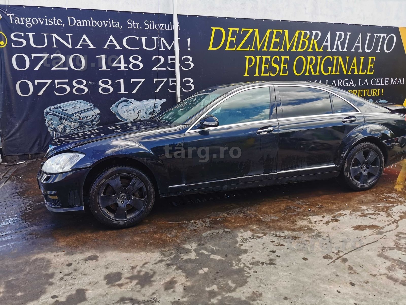 Dezmembrez s class w221 s320 4 matic/far night vision/stop/bara amg/