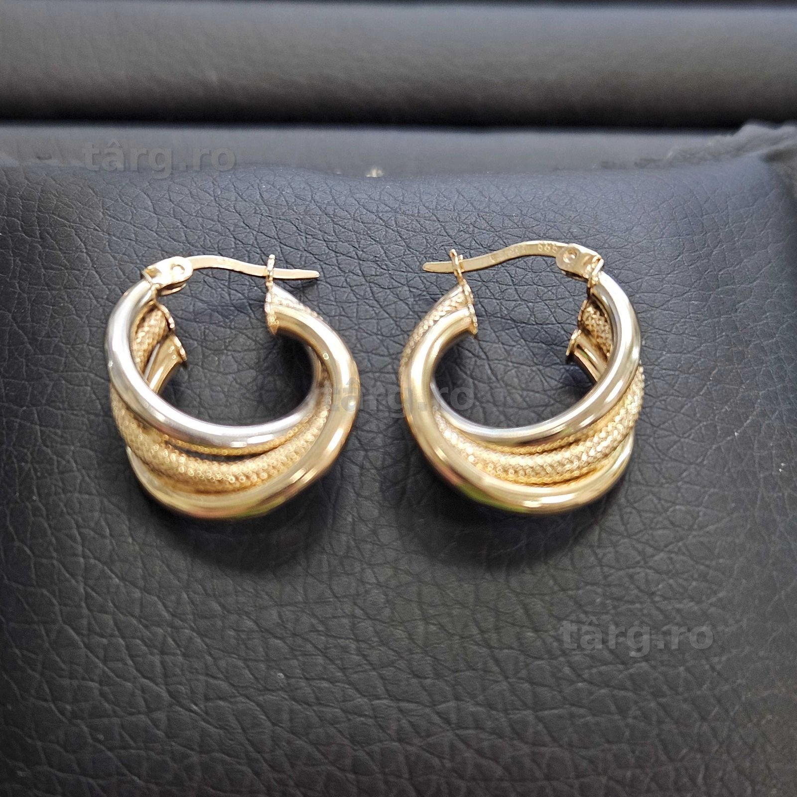 Cercei Aur 14K - 4.23 grame / 2115 lei ( B34363.5 / Ag28 Doi Baieti ) 3