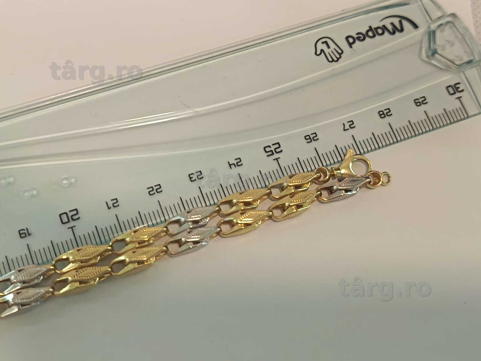 (AG41) Lant aur, 14K b3787.43 Certificat de garantie Ridicare din agentie 3