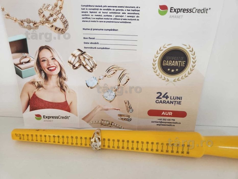 Inel aur 14 k 4.56 gr [B. 68461.1 Ag2 Tudor] Garantie 2 ani! 4