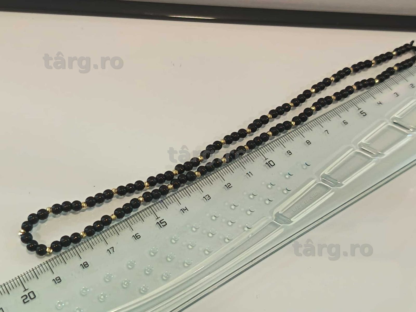 (AG41) Colier aur, 14K b6181 Certificat de garantie 3
