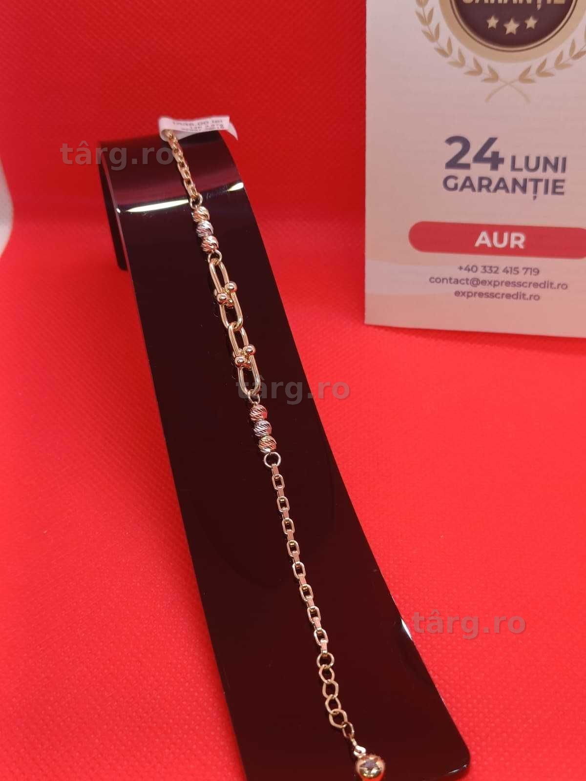 Bratara aur 14K 3.97g (Ag16 Moldova b33000.5) - Garantie 2 ani! 2