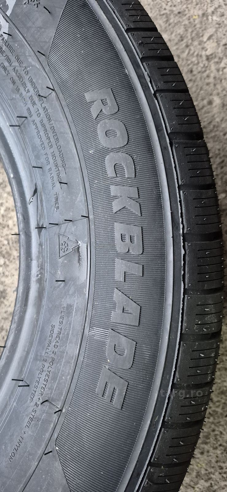 4 anvelope iarna noi Rockblade 235/65/16 C,dot 2025.Pretul este pe buc 4