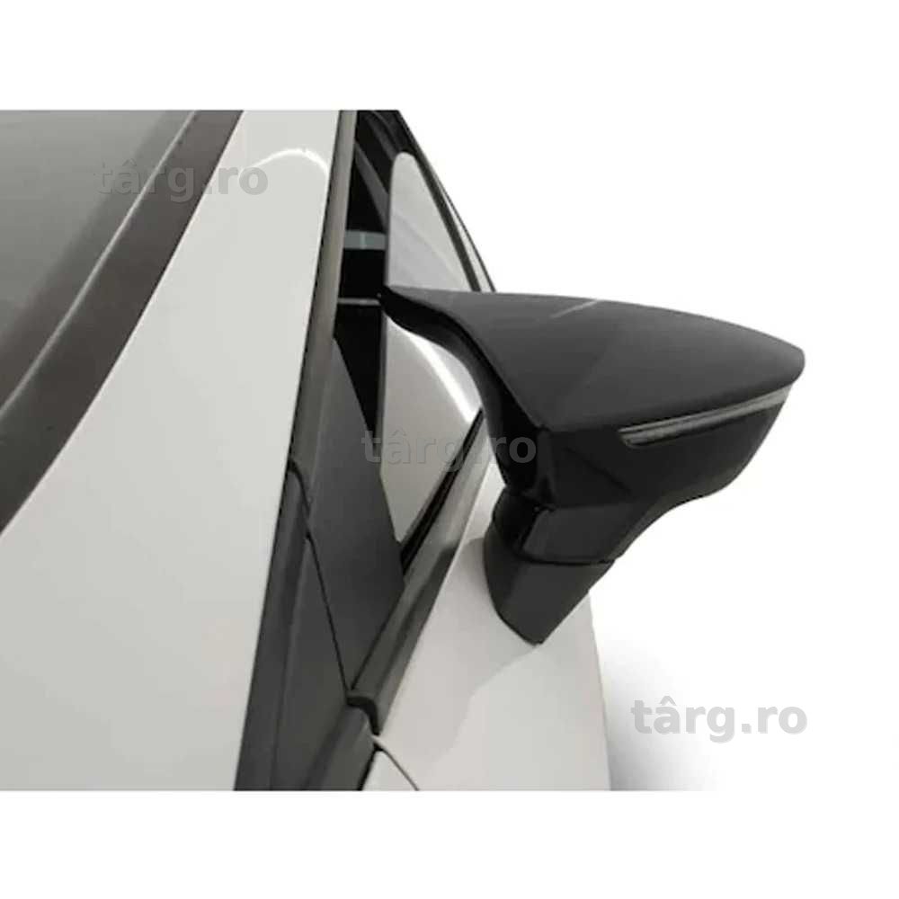 Capace Oglinzi tip Batman Seat Leon 3 MK3 5F 2012 - 2020, Negru Lucios