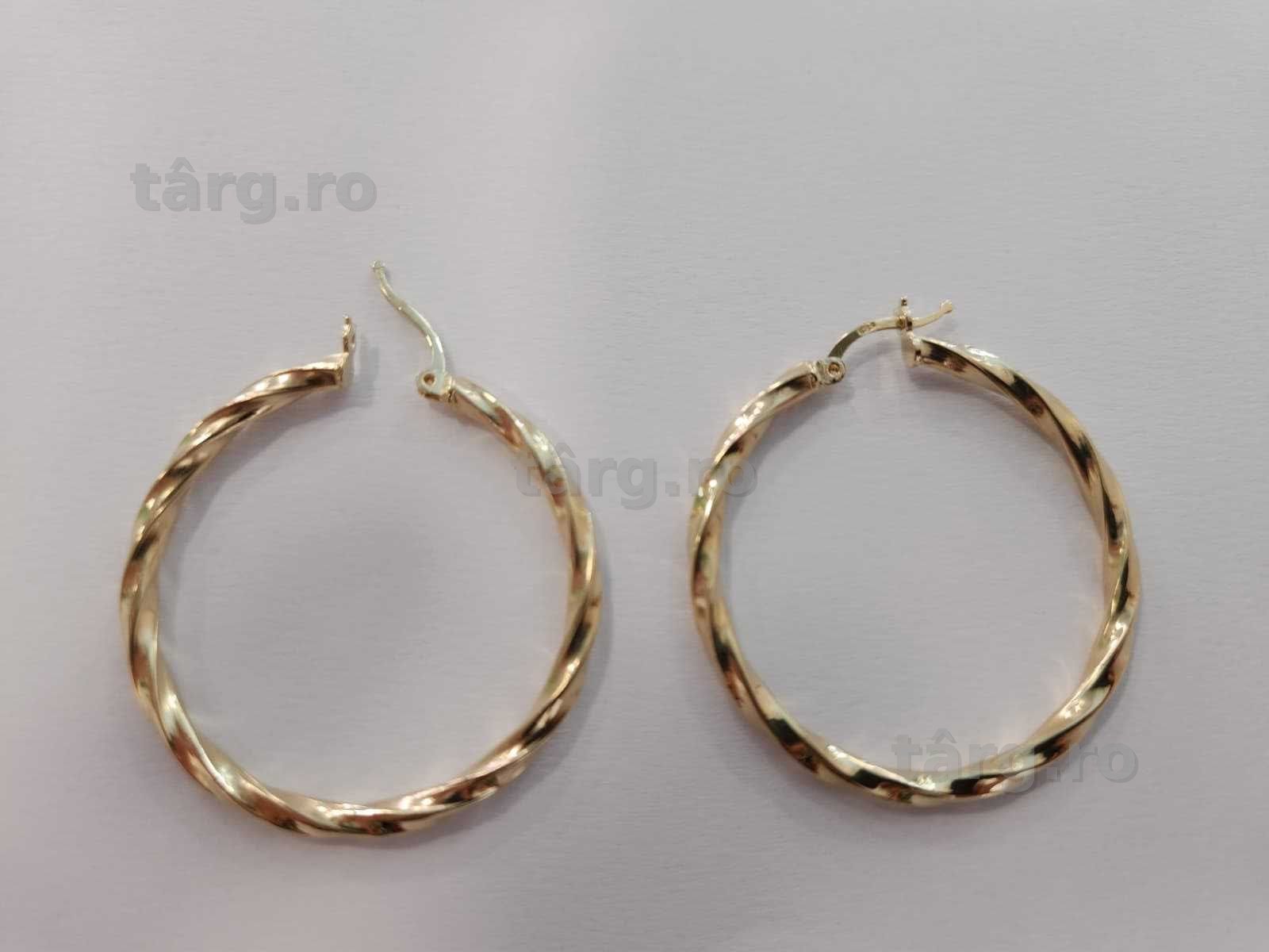 Cercei aur, 14k, 3.64g (b 68648.1 Ag2 Tudor)