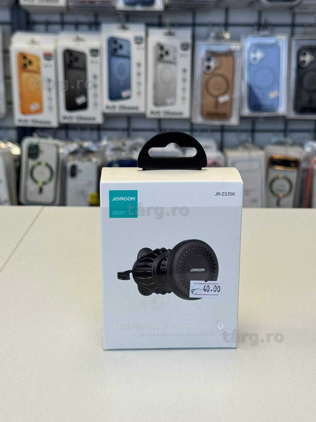 Suport auto Magnetic pentru Grila ventilatie, MagSafe, Rotativ, Negru