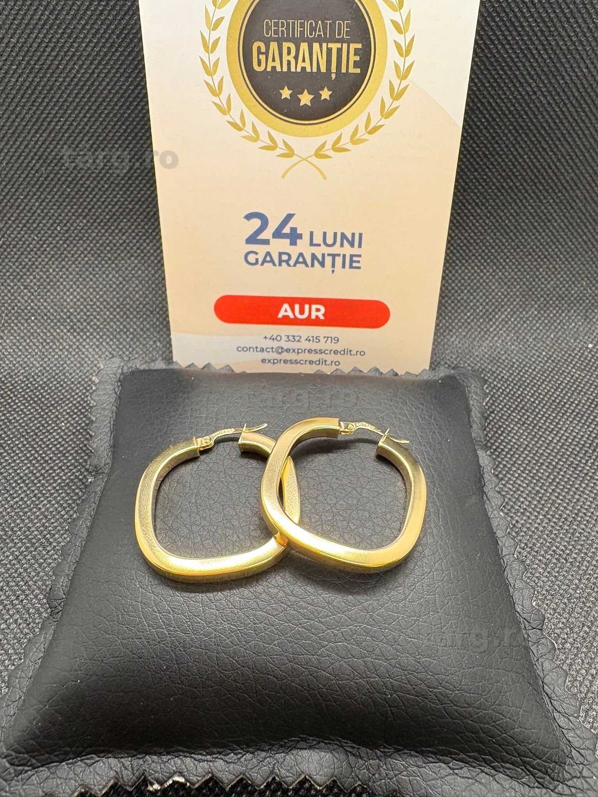 Cercei aur 14k 3.53g (B.25804 AG31 Barboi) Garantie 2 ani! 3