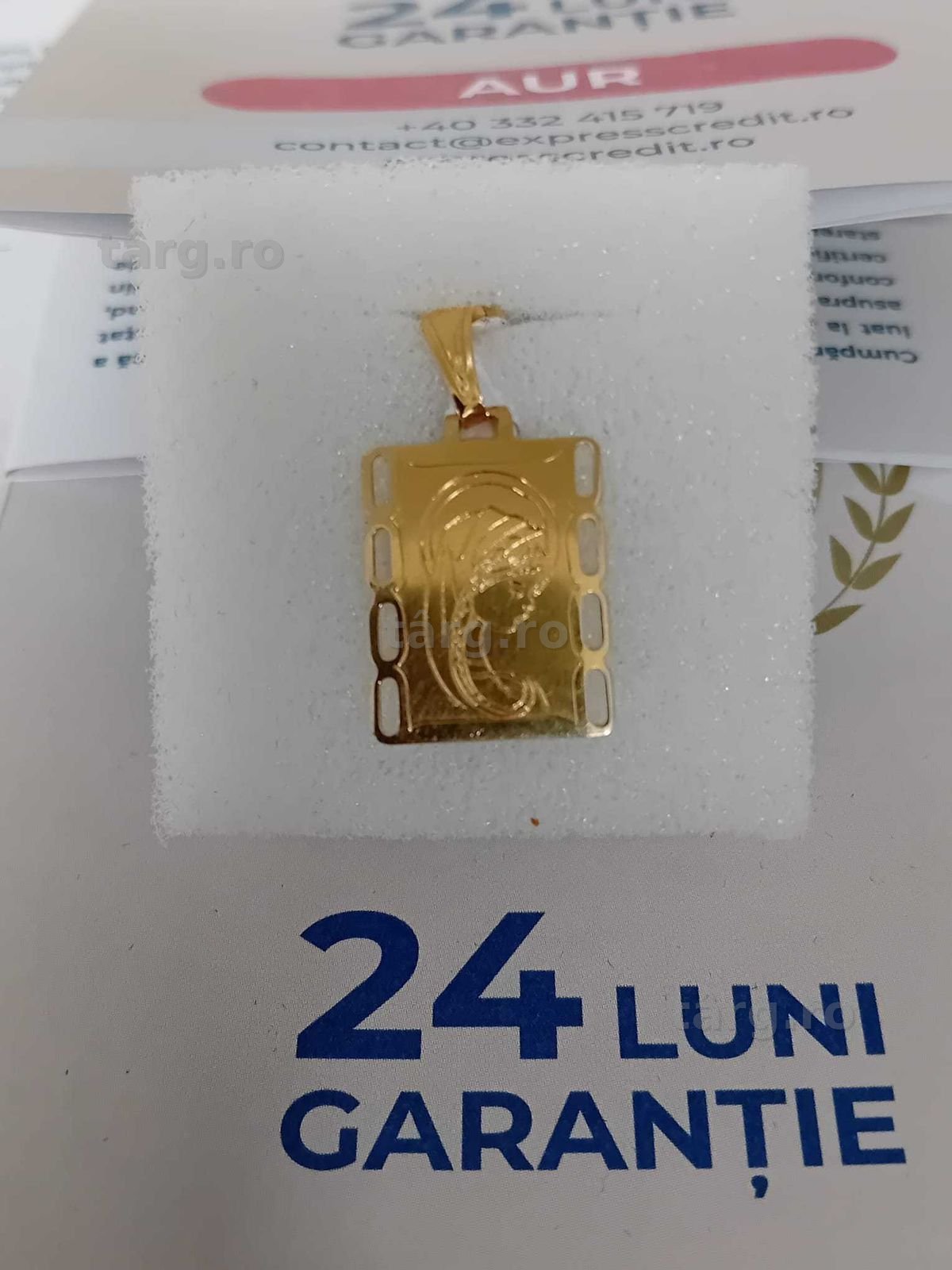Pandant aur 18k[Tomesti-b:33202.2]-Garantie 2 ani! 2