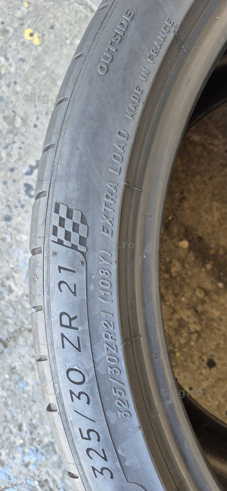 2 anvelope vara Michelin 325/30/21,dot 2021.Pretul este pe bucata. 5