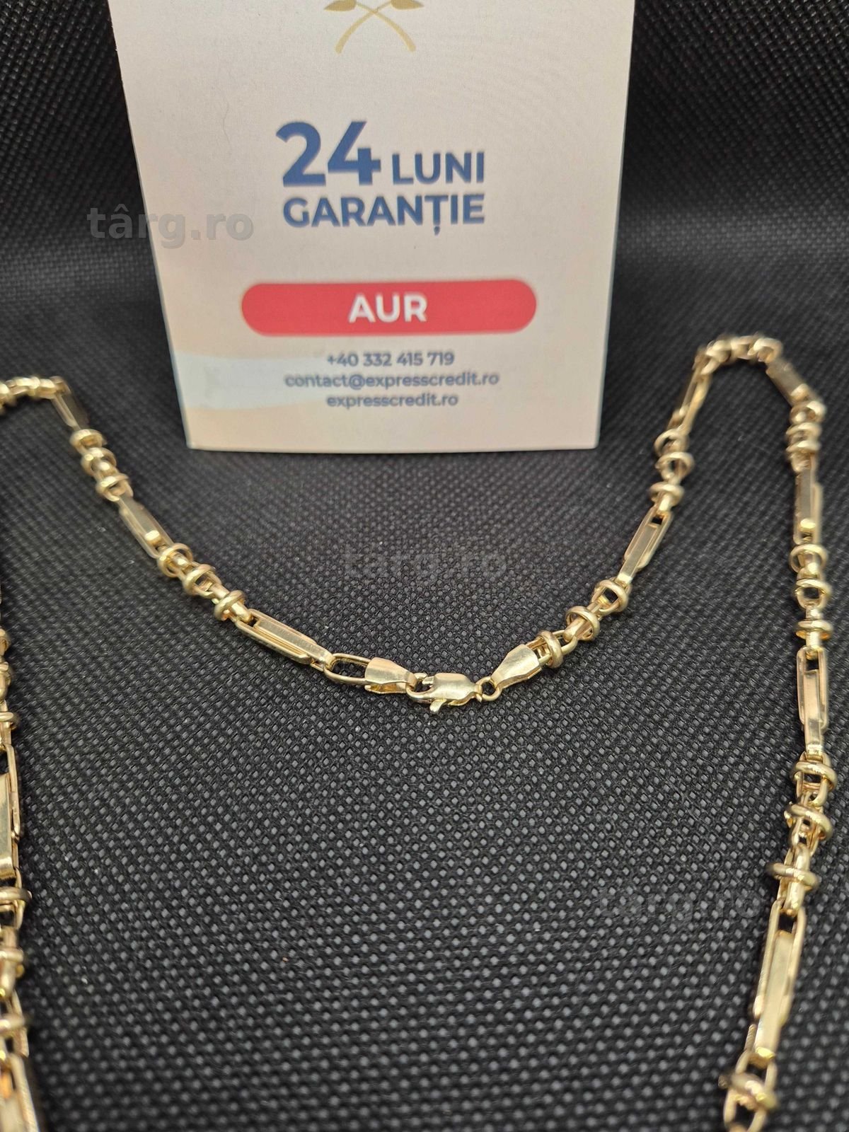 Lant aur 14K 11.01g (49571.1 Ag11 Piata Nicolina) Garantie 2 ani! 3