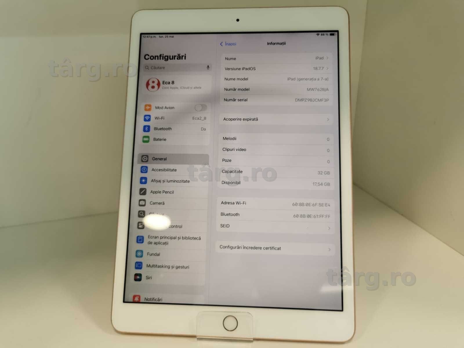 Tableta Apple A2197 iPad Generatia 7 32Gb (Ag8 Tudor/B74909) – Garantie 2 Ani! 3