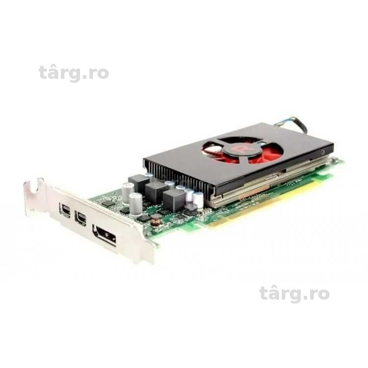 Placa video AMD Radeon RX 550, 4GB GDDR5, 2x Mini Display Ports, 1x Display Port, Low Profile