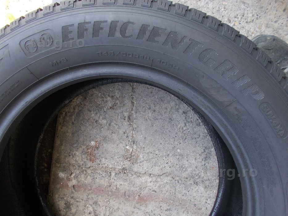 4 anvelope MS 245 60 18 goodyear dot 2018 profil 8,2 mm 3